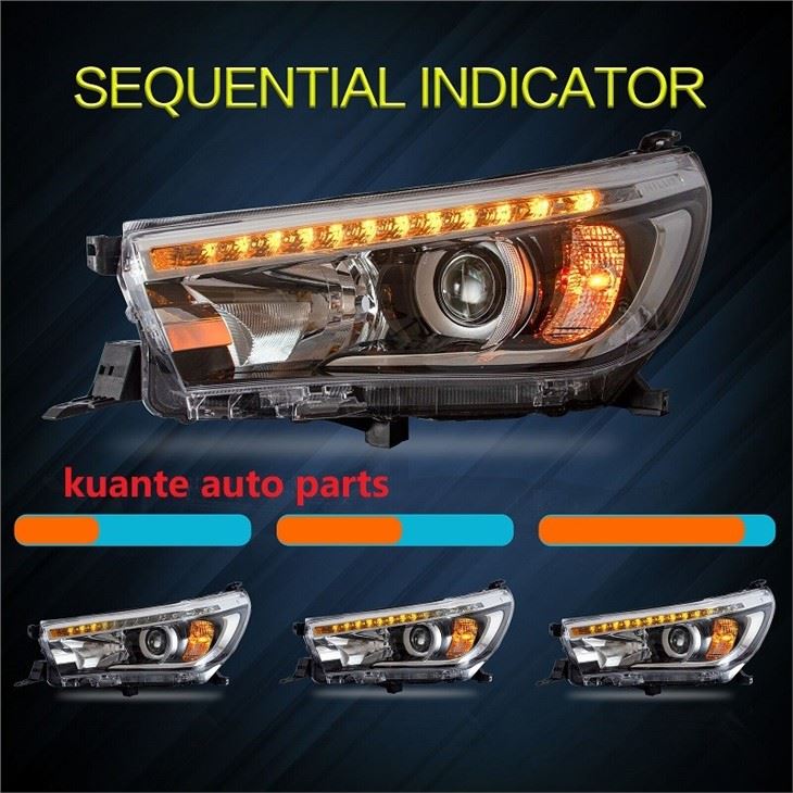 customized toyota hilux headlight