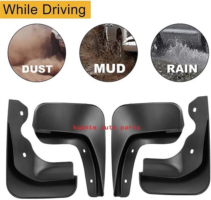 Set Of 4 Pcs Front And Rear Mud Flaps Splash Guards Mudguards For Volkswagen Jetta 2011-2014 Sedan